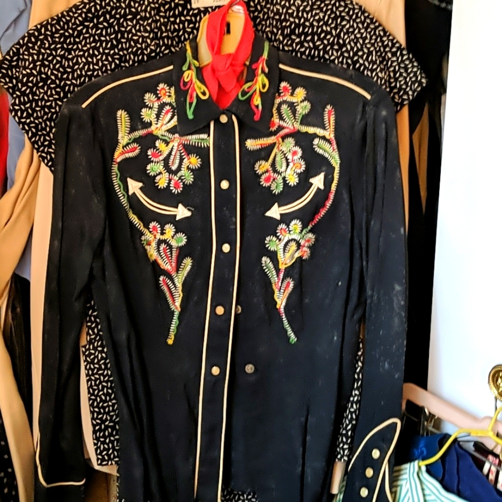 Vintage cowboy shirt